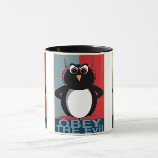 Obey the Evil Penguin Mok (Midden)