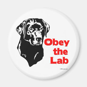 Obey the Lab Magneet