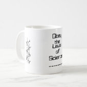 Obey the Laws of Science Mok (Voorkant links)