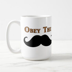 Obey The Mustache Koffiemok