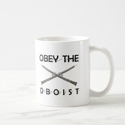 Obey the Oboist Koffiemok (Rechts)