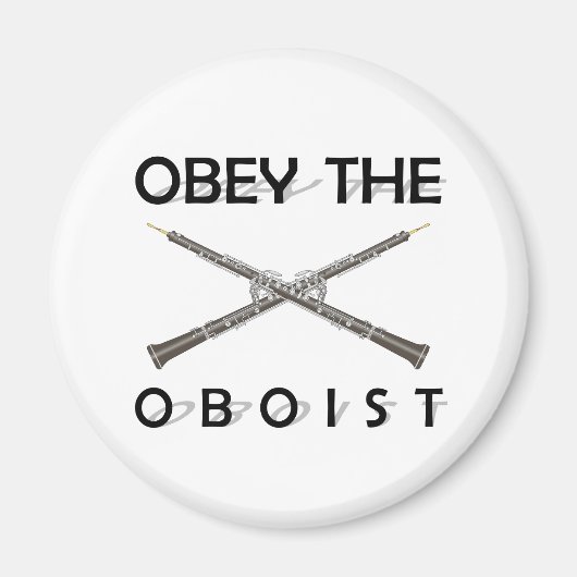 Obey the Oboist Magneet (Voorkant)