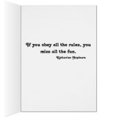 Obey the Rules, Miss the Fun (Binnen (Rechts))