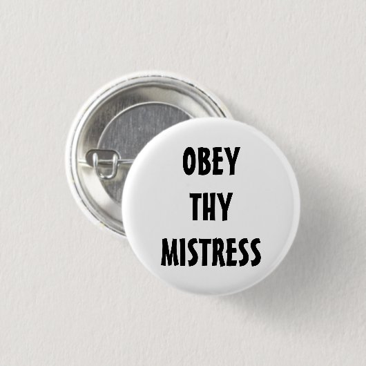 OBEY THEMA RONDE BUTTON 3,2 CM (Voorkant /achterkant)