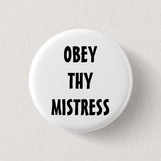 OBEY THEMA RONDE BUTTON 3,2 CM (Voorkant)