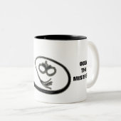 OBEY THEMA TWEEKLEURIGE KOFFIEMOK (Voorkant rechts)