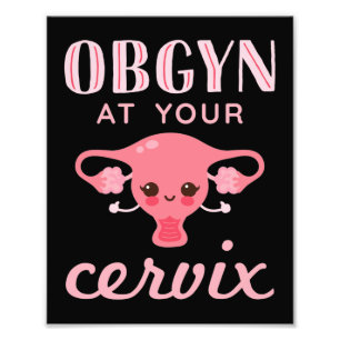 OBGYN bij Uw Cervix Foto Afdruk
