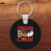 Obgyn Boo Crew Halloween Obgyn Nurse Shirt Mannen Sleutelhanger (Voorkant)