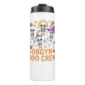 OBGYN Boo Crew Nurse Skeleton Dancing Halloween Sp Thermosbeker (Voorkant)