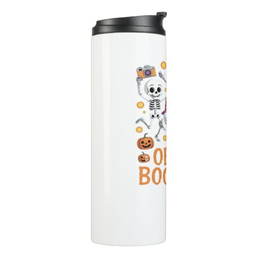 OBGYN Boo Crew Nurse Skeleton Dancing Halloween Sp Thermosbeker (Gedraaid links)