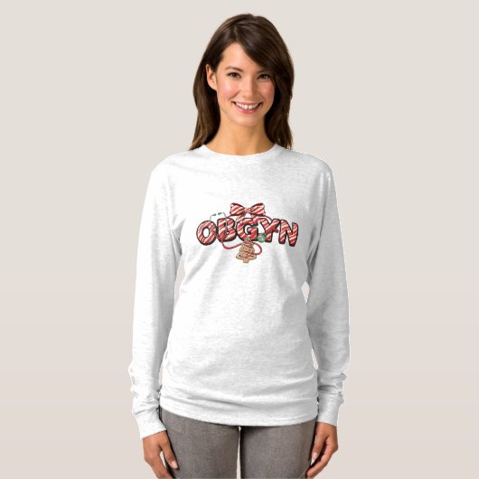 OBGYN Christmas Long Sleeve T-shirt (Voorkant volledig)