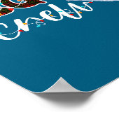 Obgyn Crew Christmas Lights Santa Hat Poster (Hoek)