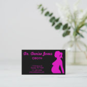 OBGYN Doctor Visitekaartje (Staand voorkant)