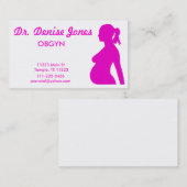OBGYN Doctor Visitekaartje (Voorkant / Achterkant)