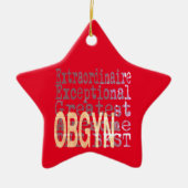 OBGYN Extraordinaire Keramisch Ornament (Voorkant)