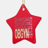 OBGYN Extraordinaire Keramisch Ornament (Links)