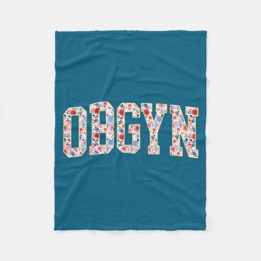 Obgyn - Labor And Delivery Nurse Ob-gyn Squad Rn N Fleece Deken (Voorkant)