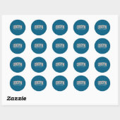 Obgyn Medisch Istant Bloem Ob-gyn Medisch Istant Ronde Sticker (Vel)