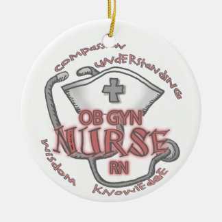 ObGyn Nurse Axiom Keramisch Ornament