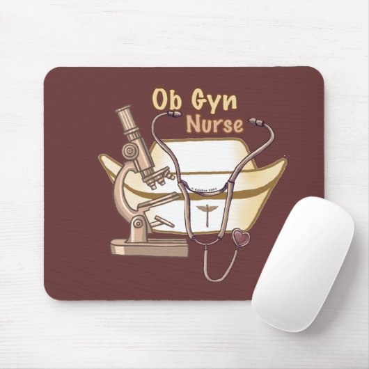 OBGyn Nurse Muismat (Met muis)