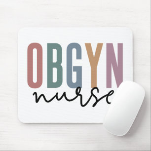 OBGYN Nurse Verloskunde en gynaecologie Verpleeg Muismat