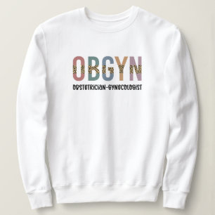 OBGYN Obstetricist Gynaecoloog Leopard Print Trui