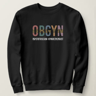 OBGYN Obstetricist Gynaecoloog Leopard Print Trui