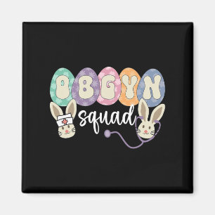 Obgyn Squad Eggs Easter Verloskundige Gynaecoloog Magneet