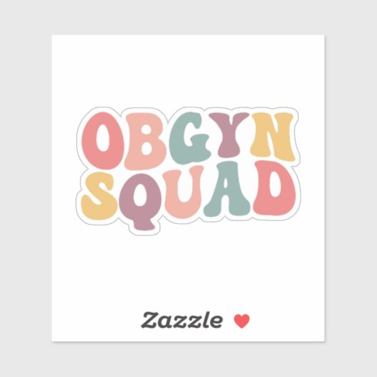 Obgyn squad Nurse Sticker (Vel)