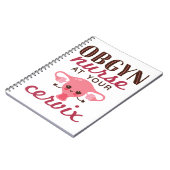 OBGYN verpleegster bij uw Kantoor Notitieboek (Linkerzijde)