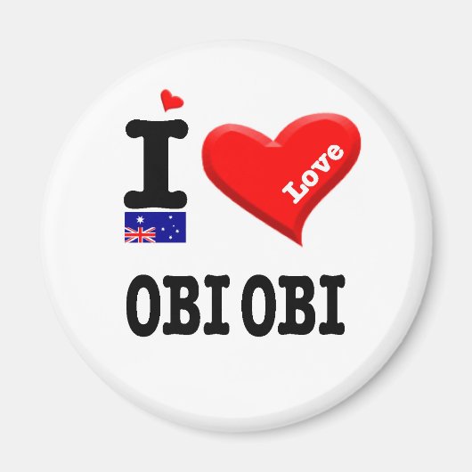 OBI OBI - I Love Magneet (Voorkant)