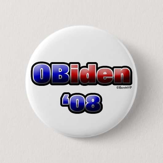 OBiden '08 Ronde Button 5,7 Cm (Voorkant)