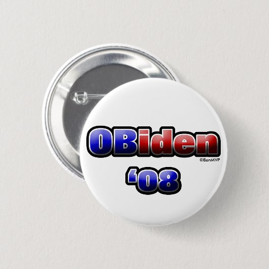 OBiden '08 Ronde Button 5,7 Cm (Voorkant /achterkant)