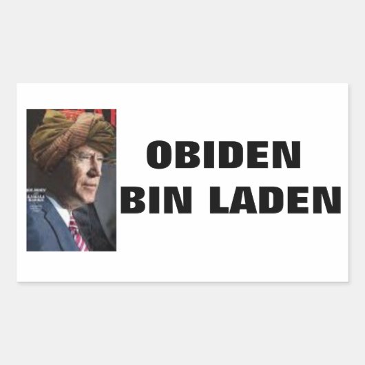 OBIDEN BIN LADEN STICKER (Voorkant)