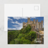 Obidos Castle-The Real Portugal Briefkaart (Voorkant / Achterkant)