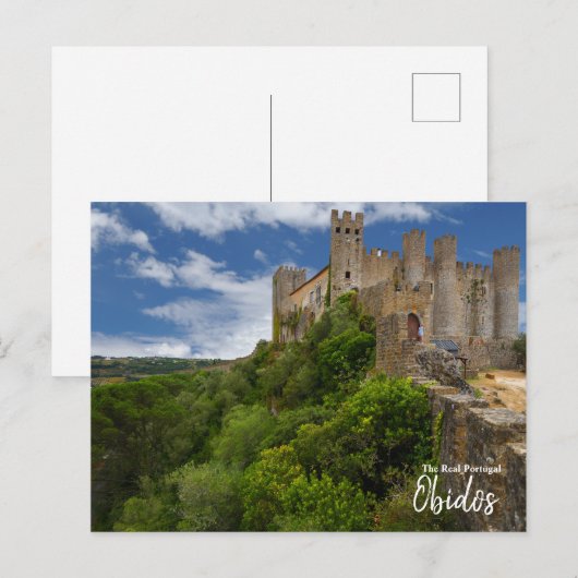 Obidos Castle-The Real Portugal Briefkaart (Voorkant / Achterkant)