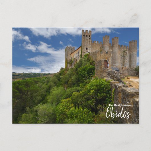 Obidos Castle-The Real Portugal Briefkaart (Voorkant)