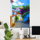 OBIDOS - DE JEWEL VAN PORTUGAL POSTER (Thuiskantoor)