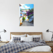 Obidos Flowers Canvas Afdruk (Insitu (Slaapkamer))