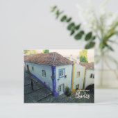 Obidos - Het echte Portugal Briefkaart (Staand voorkant)