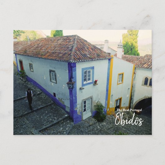 Obidos - Het echte Portugal Briefkaart (Voorkant)