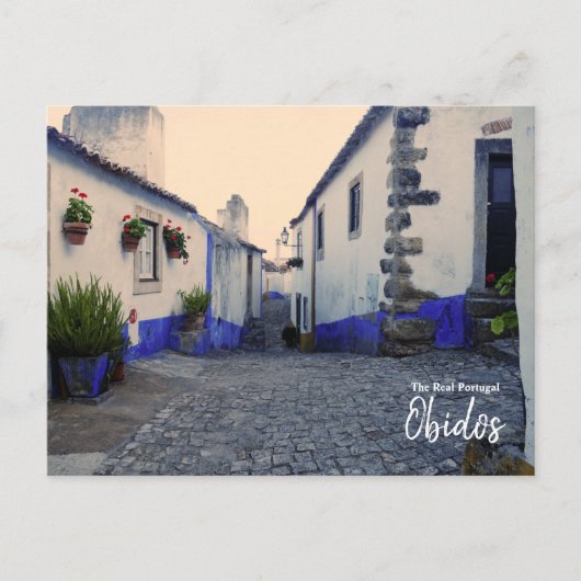 Obidos - Het echte Portugal Briefkaart (Voorkant)