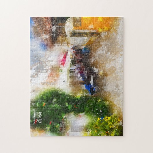 Obidos - Het echte Portugal Legpuzzel (Verticaal)