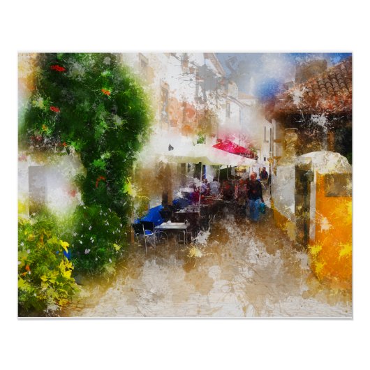 Obidos - Het echte Portugal Perfect Poster (Voorkant)