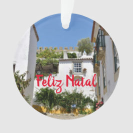 Obidos, Panoramisch kerstversiering Ornament