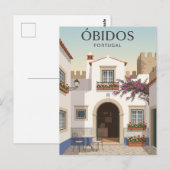 Obidos Portugal Briefkaart (Voorkant / Achterkant)