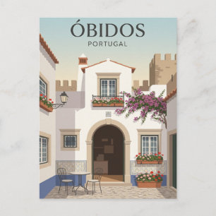 Obidos Portugal Briefkaart