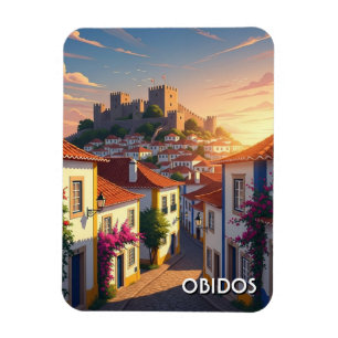 Obidos Portugal Reizen Magneet