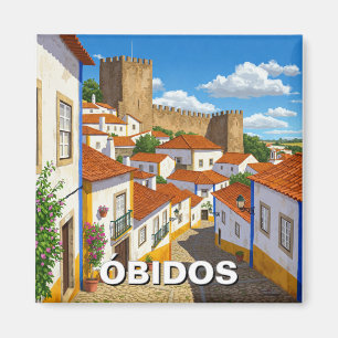 Obidos Portugal Reizen Magneet