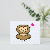 Obie Owl Briefkaart (Staand voorkant)
